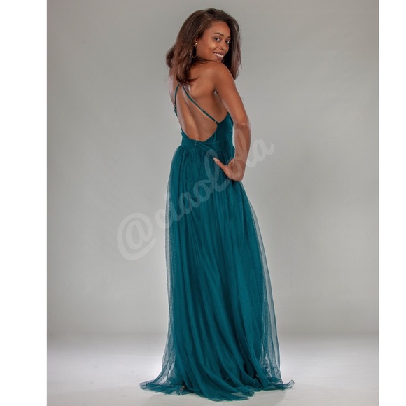 Almost out! Teal tulle maxi - Picture 3 of 5